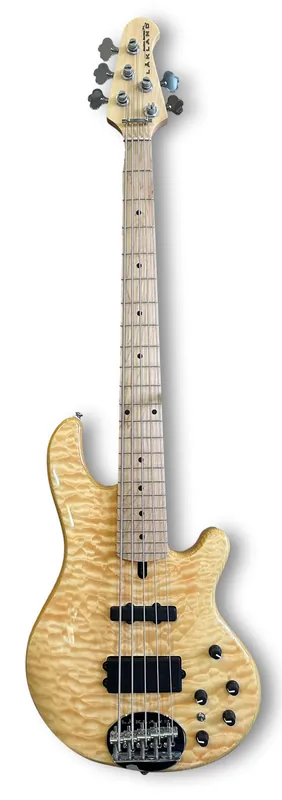 Lakland Skyline 55-02 Deluxe Bass, 5-String - Quilted Maple Top, Natural Gloss Wochenendangebot