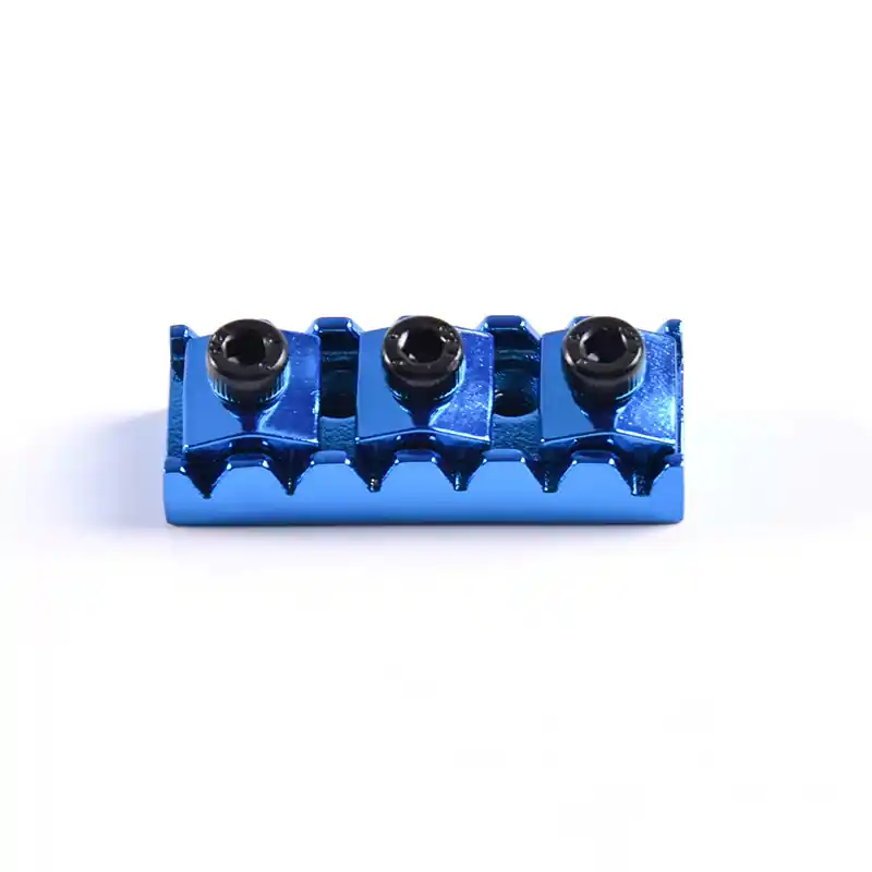 Versand Am Gleichen Tag Floyd Rose FR1NR3BL - 1000 Series / Special Vibe Locking Nut R-3 - Blue