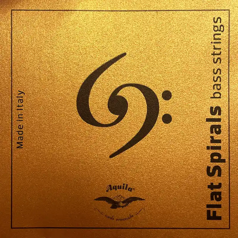 Begrenztes Angebot Aquila 210U - Flat Spiral Series, Short Scale Bass String Set - EADG Tuning
