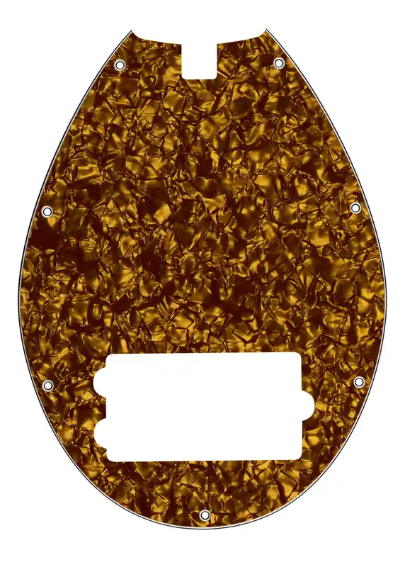Sadowsky Parts - 21-Fret Vintage M Bass Pickguard - 4-String - Gold Pearl Begrenztes Angebot