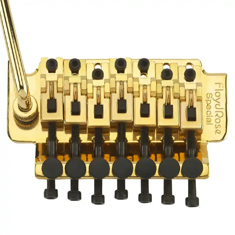 Finale Aktion Floyd Rose FRTSSS3000L - Special 7-String Tremolo - Gold - Left