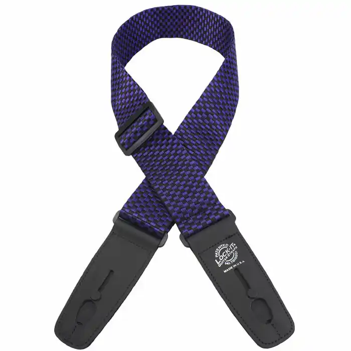 Lock-It Strap 2" Poly Pro (LIS 010 P2-PRCHK), Checker Purple/Black Nur Für Kurze Zeit