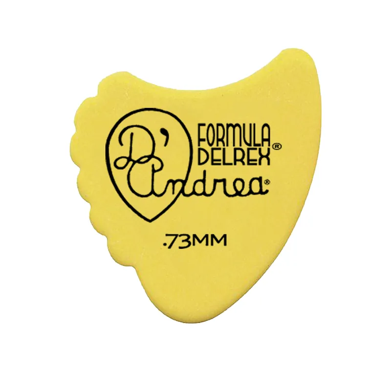 Gratis Versand D'Andrea Formula Delrex Picks - 390 Shape (RD390 .73MD), 72 pcs Refill Bag, 0.73 mm, Yellow