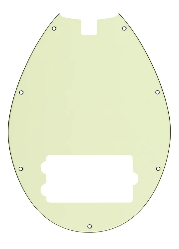 Kostenloser Rückversand Sadowsky Parts - 21-Fret Vintage M Bass Pickguard - 4-String - Mint Green