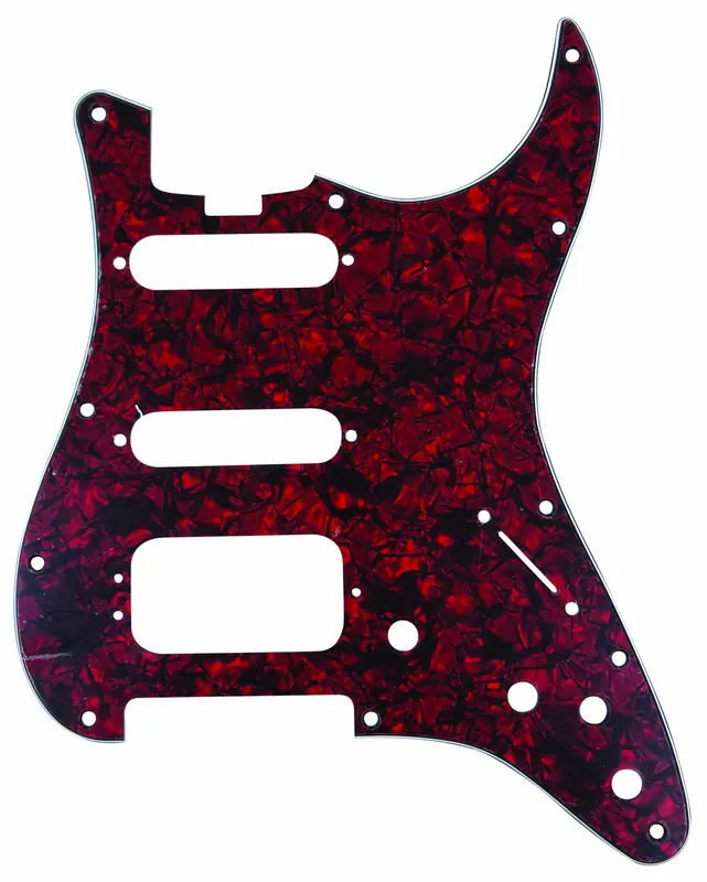 D'Andrea ST-Style HSS Pickguard (DPP ST ORP HSS), Red Pearl Preis Gesenkt