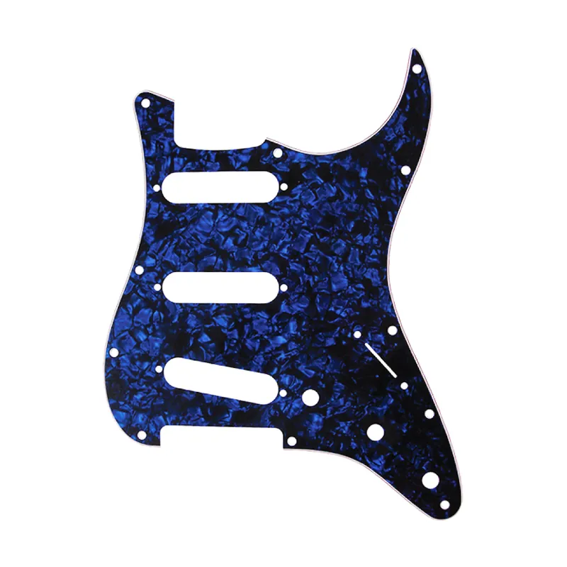 D'Andrea ST-Style SSS Pickguard (DPP ST BLP SSS), Blue Pearl Neue Kollektion