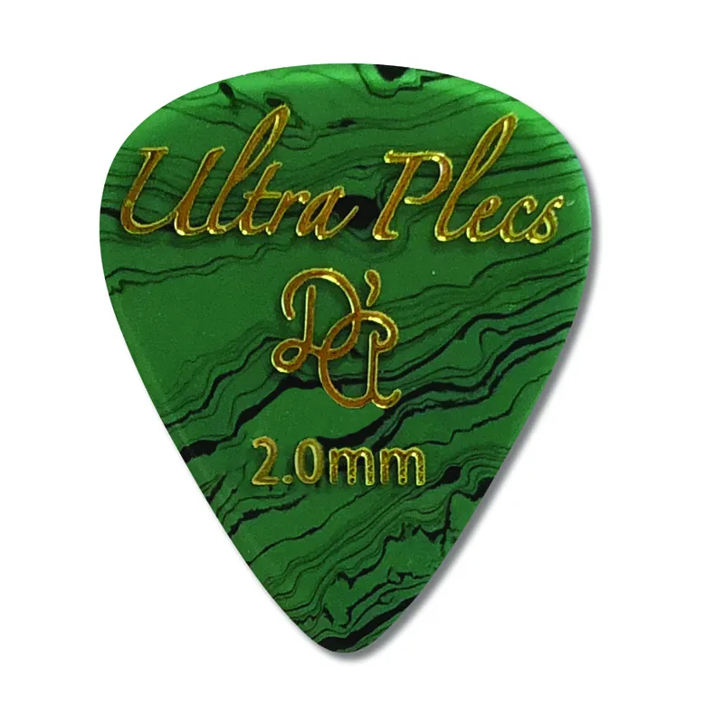 Nur Für Kurze Zeit D'Andrea Ultra Plecs Picks - 351 Shape (UP351 2.0GEM), 6 pcs Pick Pack, 2.00 mm, Gemstone