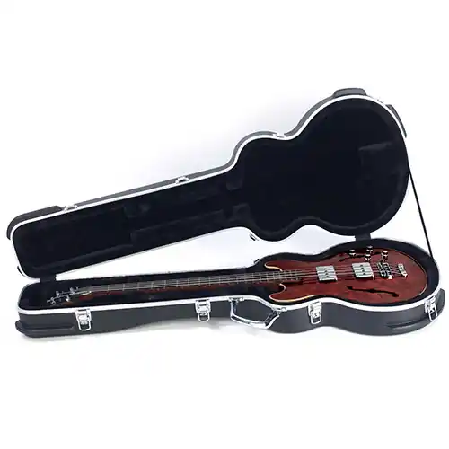 Warwick - Premium Line - Electric Bass ABS Case (Hollowbody), Curved - Black Markenware