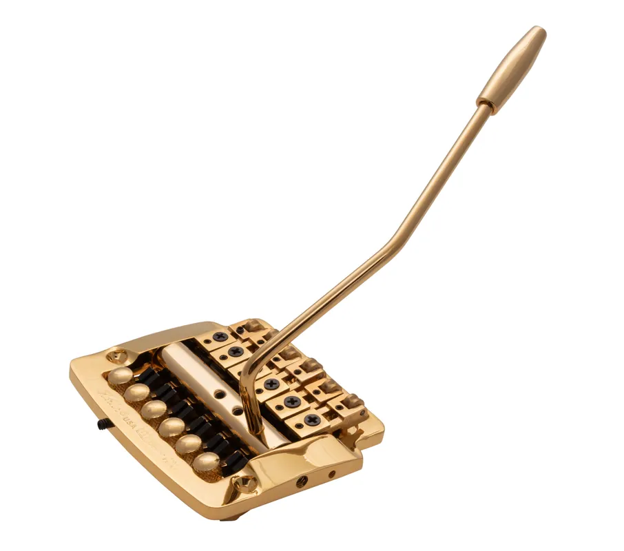 Heißes Angebot Kahler 7300 - Hybrid Flat Mount Guitar Tremolo (Brass Cam / Brass Saddles) - Gold