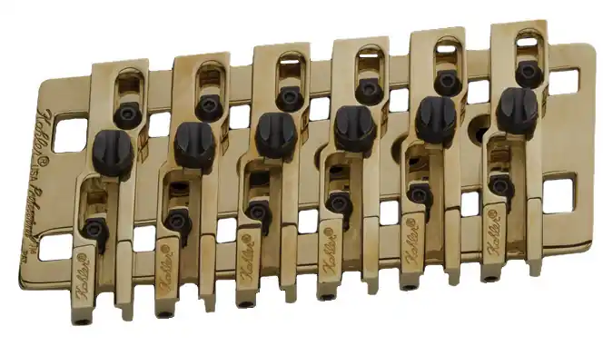 Kahler 2460-XW6 - 6-String Extra Wide Bass Fixed Bridge - Gold Knallerangebot