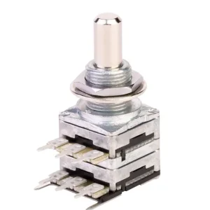 Saisonangebot MEC Stereo Potentiometer, (B100K + B100K)/cc, Solid Shaft
