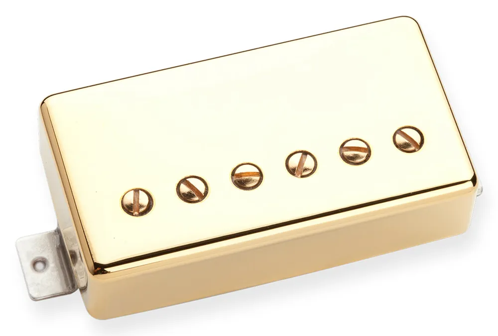 Seymour Duncan SH-1B - 59 Bridge Humbucker, 4 Cond. Cable - Gold Cover Geprüft