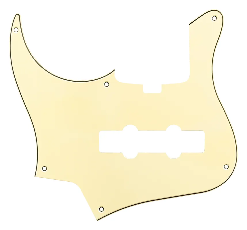 Sadowsky Parts - 24-Fret Vintage J/J Bass Pickguard - 4-String - Vintage White - Lefthand Preis Gesenkt