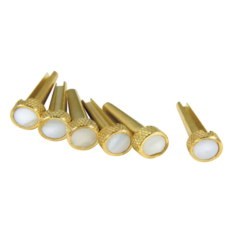 D'Andrea Tone Pins, Solid Brass with Pearl Inlays (TP3M) - 6 pcs Bestpreis