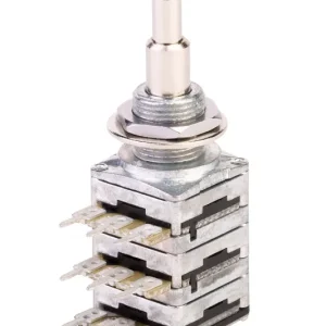 MEC Stacked Stereo + Mono Potentiometer, (B100K + B100K), B50K/cc, Solid Shaft Meistverkauft