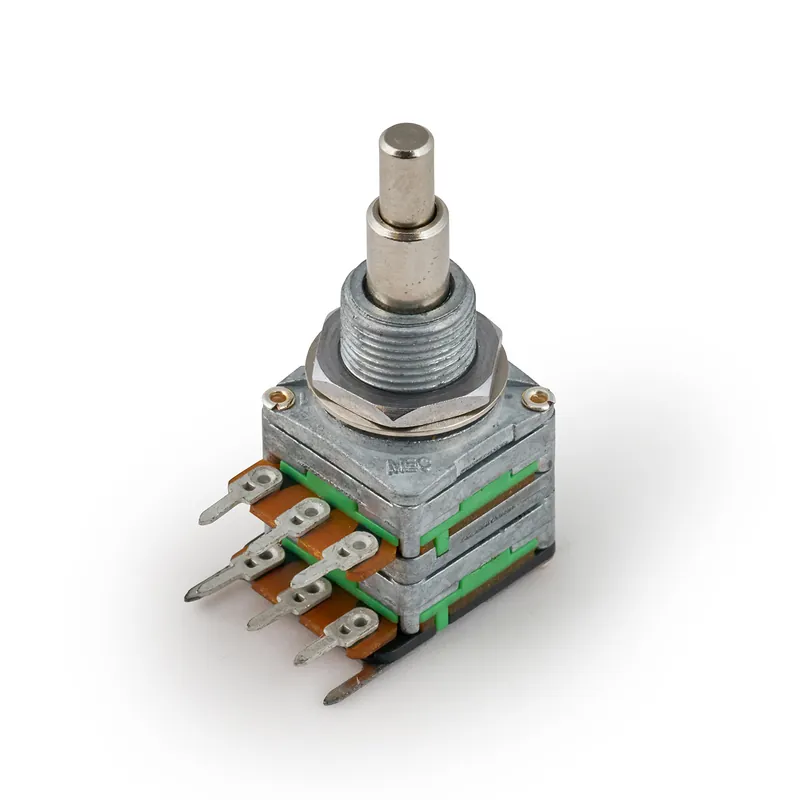 MEC Stacked Dual Mono Potentiometer, B50K/cc / B50K/cc, Solid Shaft Meistverkauft