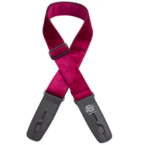 Bestseller Lock-It Strap 2" Crushed Velvet (LIS 019 CV2-RED), Red