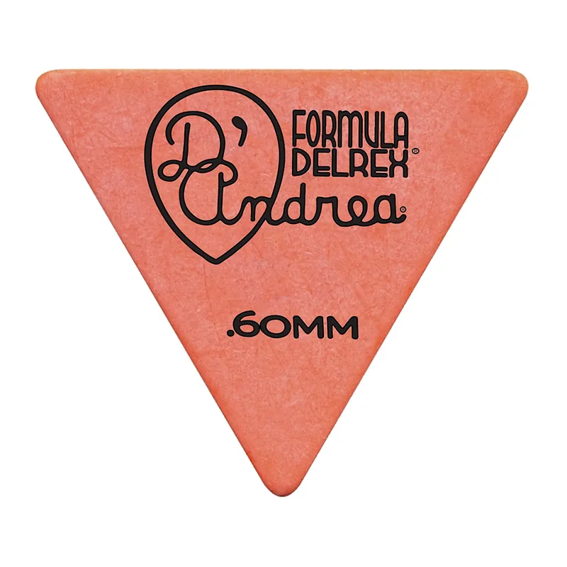 Kostenloser Versand D'Andrea Formula Delrex Picks - 355 Shape (RD355 .60TM), 72 pcs Refill Bag, 0.60 mm, Orange