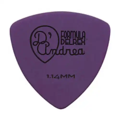 Preisreduziert D'Andrea Formula Delrex Picks - 346 Shape (RD346 1.14XH), 72 pcs Refill Bag, 1.14 mm, Purple
