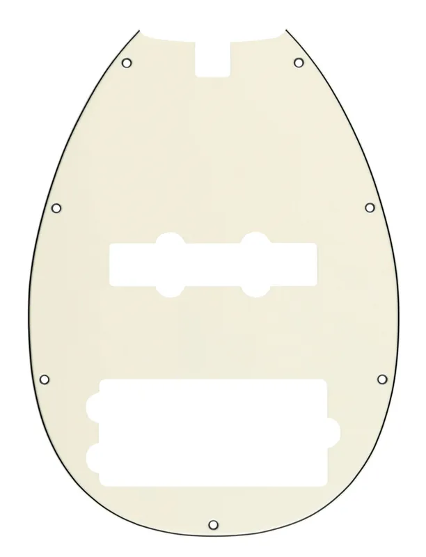 Versand Am Gleichen Tag Sadowsky Parts - 21-Fret Vintage M/J Bass Pickguard - 5-String - Parchment