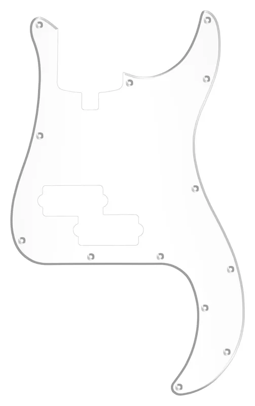 Jetzt Kaufen Sadowsky Parts - 21-Fret Hybrid P/J Bass Pickguard - 4-String - Transparent