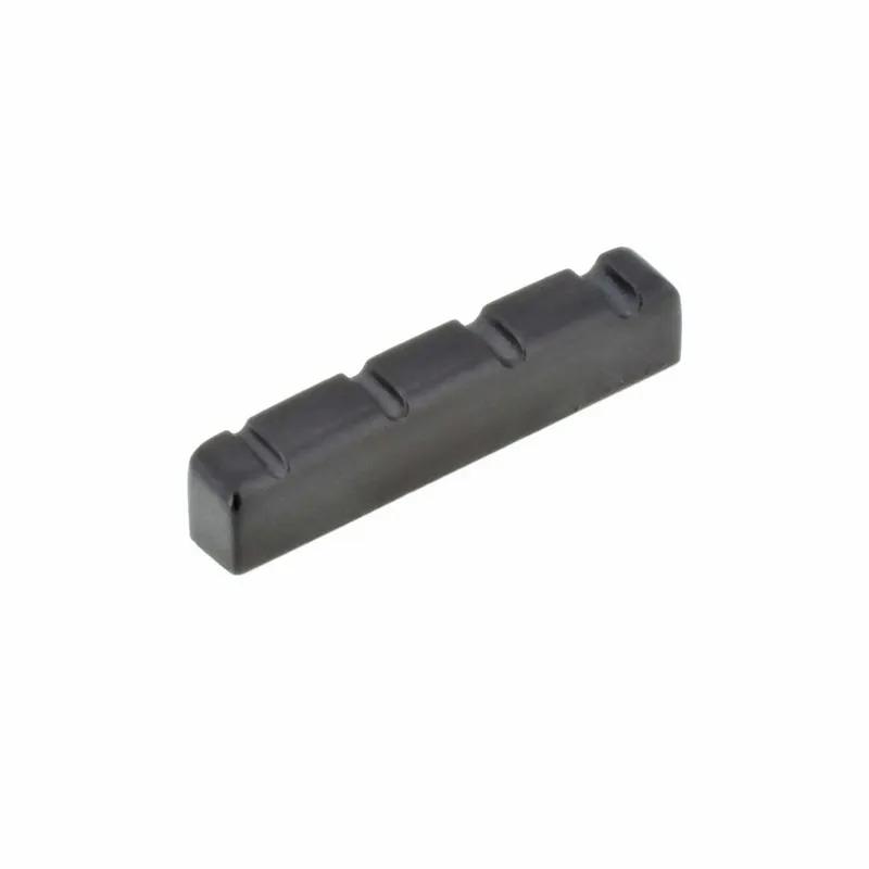 Super-Preis Black TUSQ XL PT-1242-00 - Slotted Bass Nut, 4-String (42 x 6 mm) - Electric, Rounded, Flat