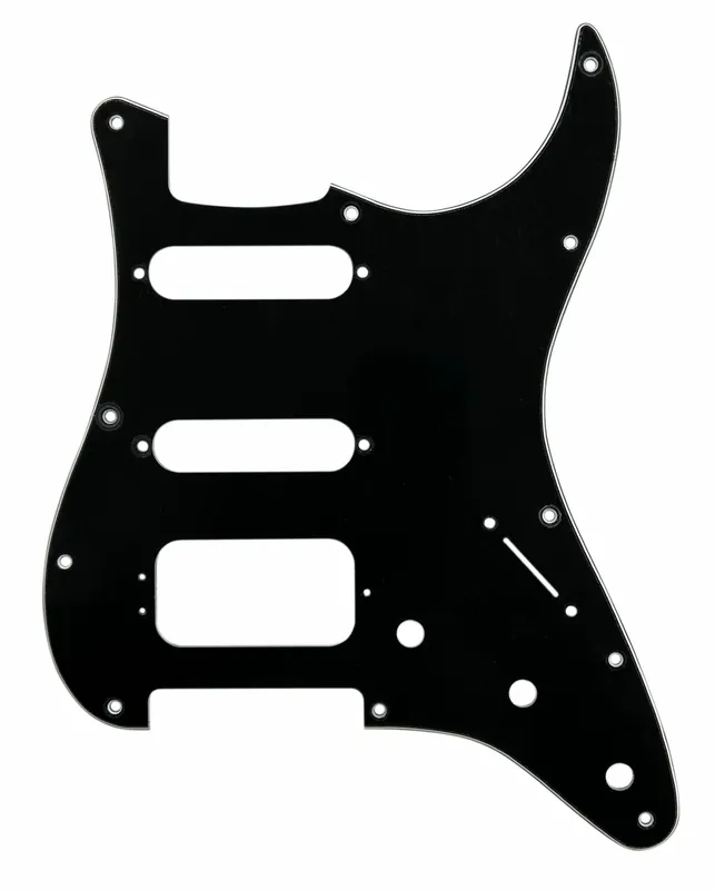 D'Andrea ST-Style HSS Pickguard (DPP ST BWB HSS), Black Sichere Zahlung