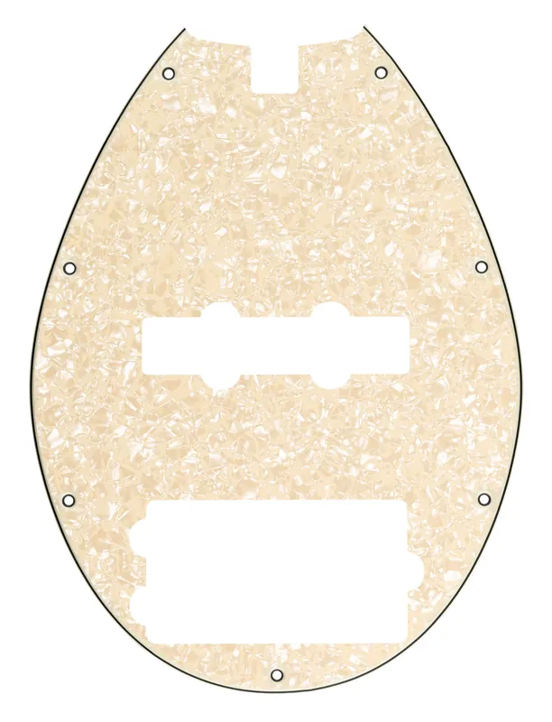 Sadowsky Parts - 21-Fret Vintage M/J Bass Pickguard - 4-String - Cream Pearl Neuheit