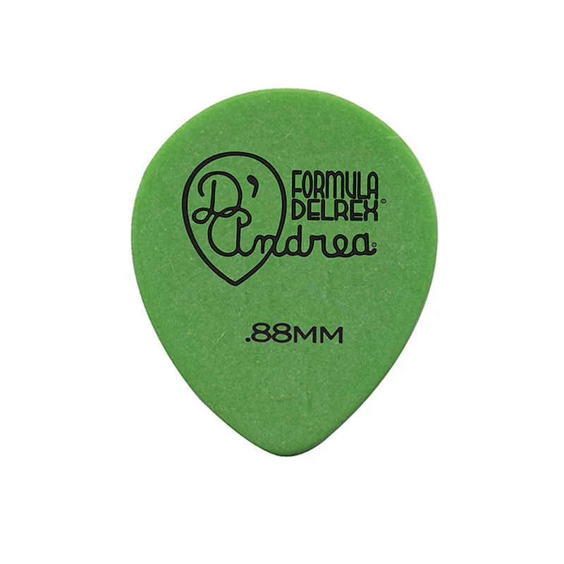 D'Andrea Formula Delrex Picks - 347 Shape (RD347 .88MH), 72 pcs Refill Bag, 0.88 mm, Green Wochenendangebot