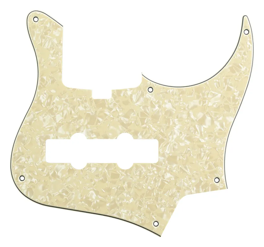 Sadowsky Parts - 24-Fret Vintage J/J Bass Pickguard - 4-String - Cream Pearl Expressversand