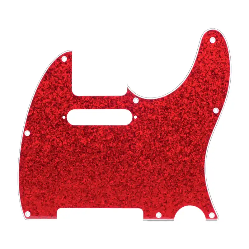 D'Andrea T-Style Pickguard (DPP TL RDS), Red Sparkle Neu Im Sortiment