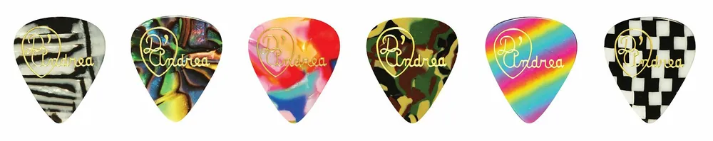 D'Andrea Wild Celluloid Picks - 351 Shape (VW351), 432 pcs Pick Kit Must-Have