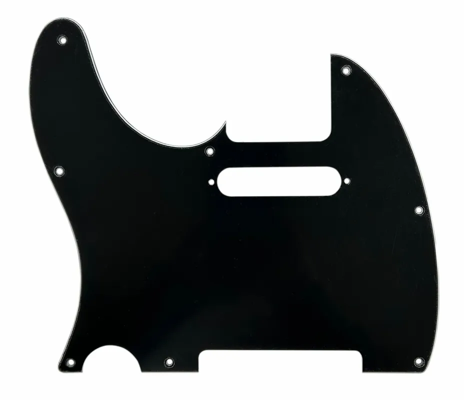 D'Andrea T-Style Pickguard (DPP TL BWB SS LH), Black, Lefthand Markenware