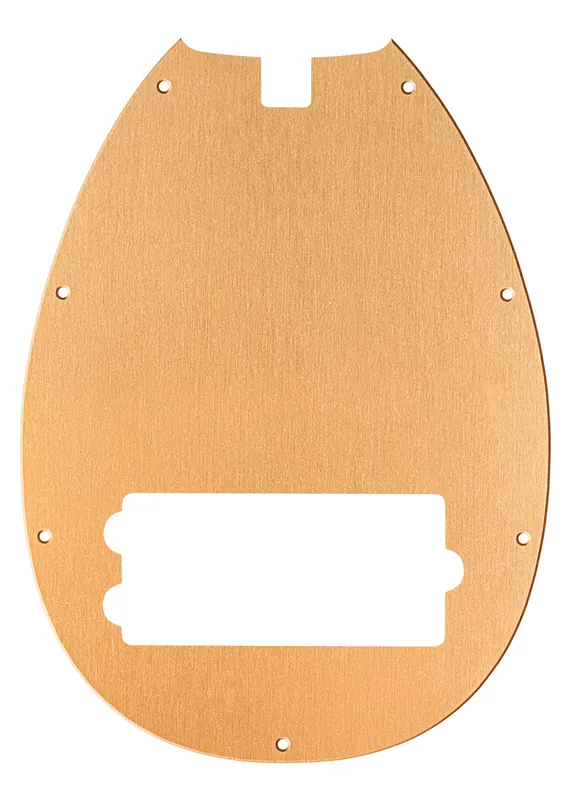 Sadowsky Parts - 21-Fret Vintage M Bass Pickguard - 5-String - Brushed Gold Aluminum Nur Heute