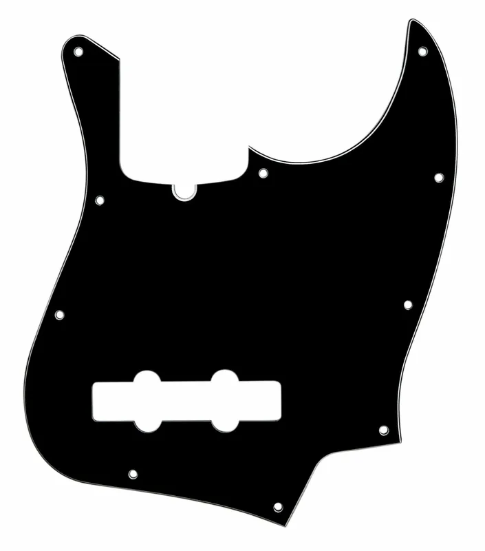 D'Andrea J-Bass Pickguard (DPP JB BWB SS), Black Nur Heute
