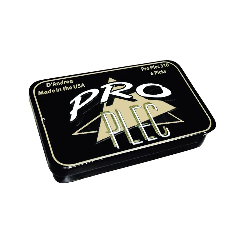 Preis Gesenkt D'Andrea Pro Plec Picks - 346 Shape (TNPRO346), 6 pcs Pick Tin, 1.50 mm, Shell