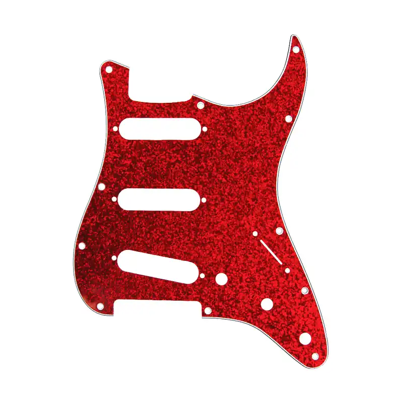 Preisreduziert D'Andrea ST-Style SSS Pickguard (DPP ST RDS SSS), Red Sparkle