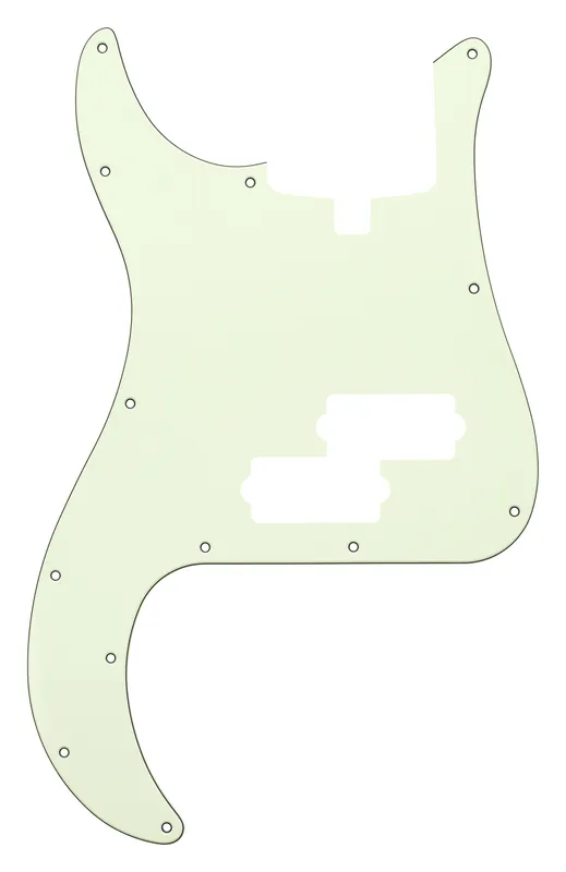Sadowsky Parts - 21-Fret Hybrid P/J Bass Pickguard - 5-String - Mint Green - Lefthand Echt