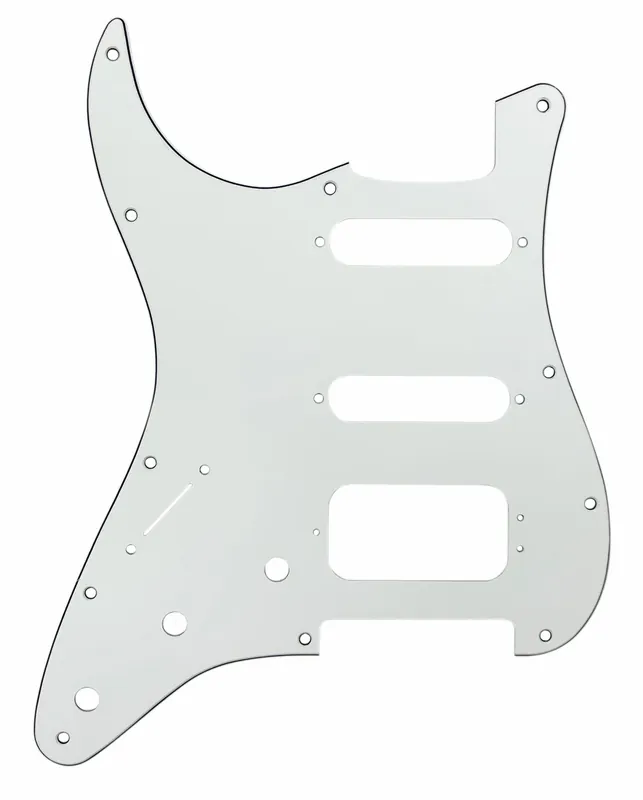 Super-Preis D'Andrea ST-Style HSS Pickguard (DPP ST WBW HSS LH), White, Lefthand