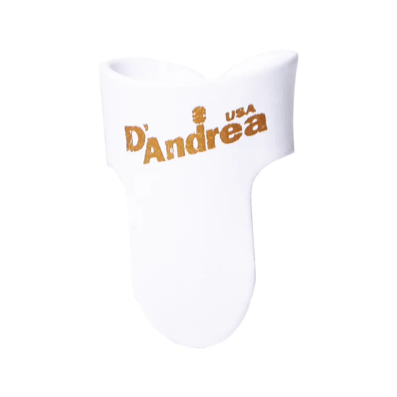 Markenware D'Andrea Finger Picks (R374 MD WHT), 12 pcs Pick Pack, Medium, White