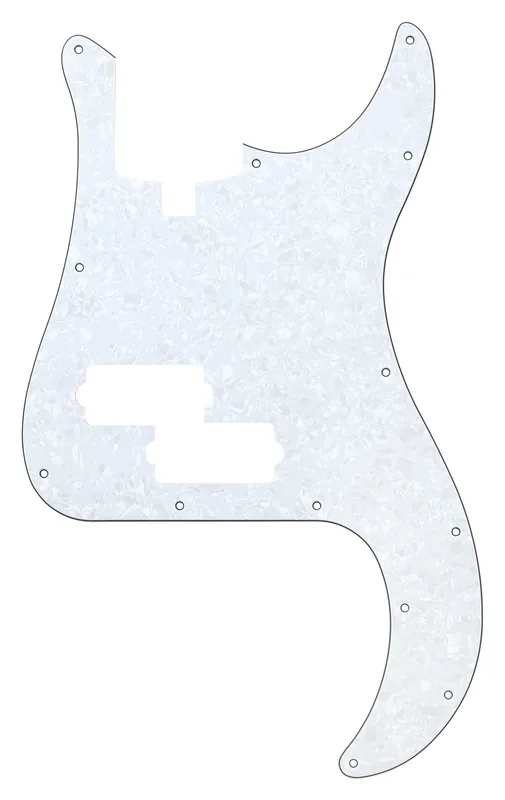 Sadowsky Parts - 21-Fret Hybrid P/J Bass Pickguard - 4-String - White Pearl Solange Der Vorrat Reicht