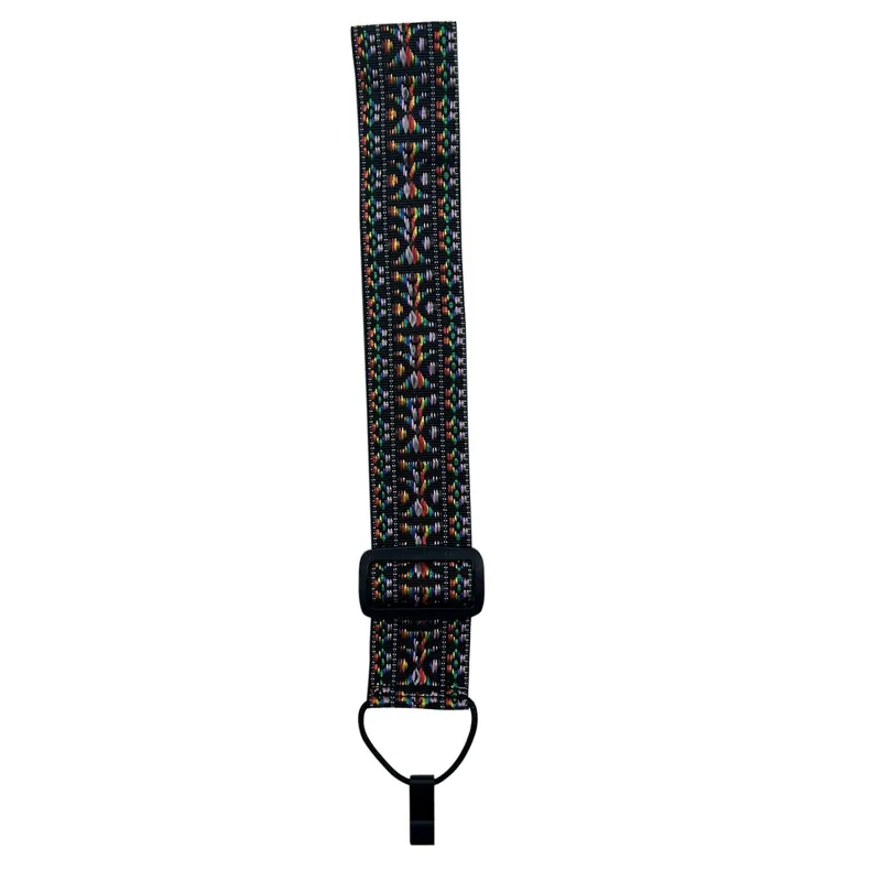 D'Andrea Classical Guitar Strap Woven Tapestry Padded (1399-1), Rainbow Must-Have