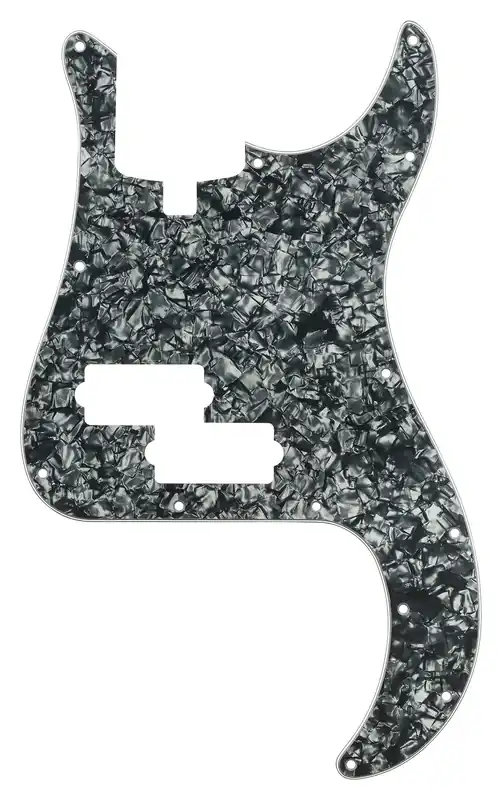 Sadowsky Parts - 21-Fret Hybrid P/J Bass Pickguard - 4-String - Black Pearl Begrenztes Angebot