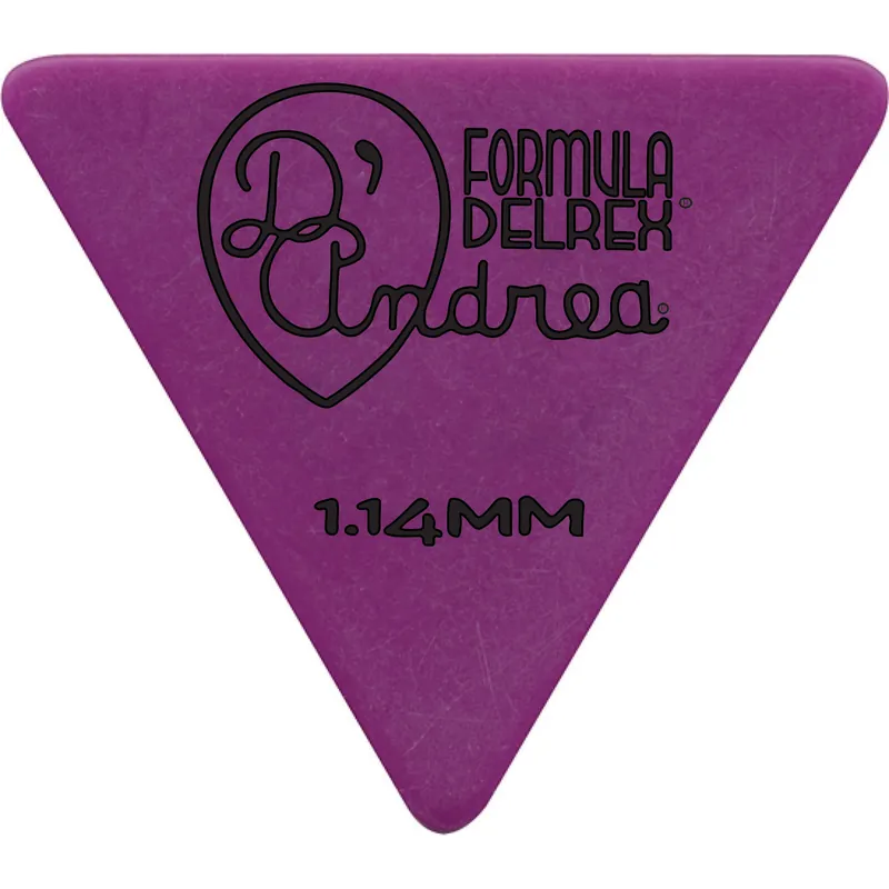 Gratis Versand D'Andrea Formula Delrex Picks - 355 Shape (RD355 1.14XH), 72 pcs Refill Bag, 1.14 mm, Purple