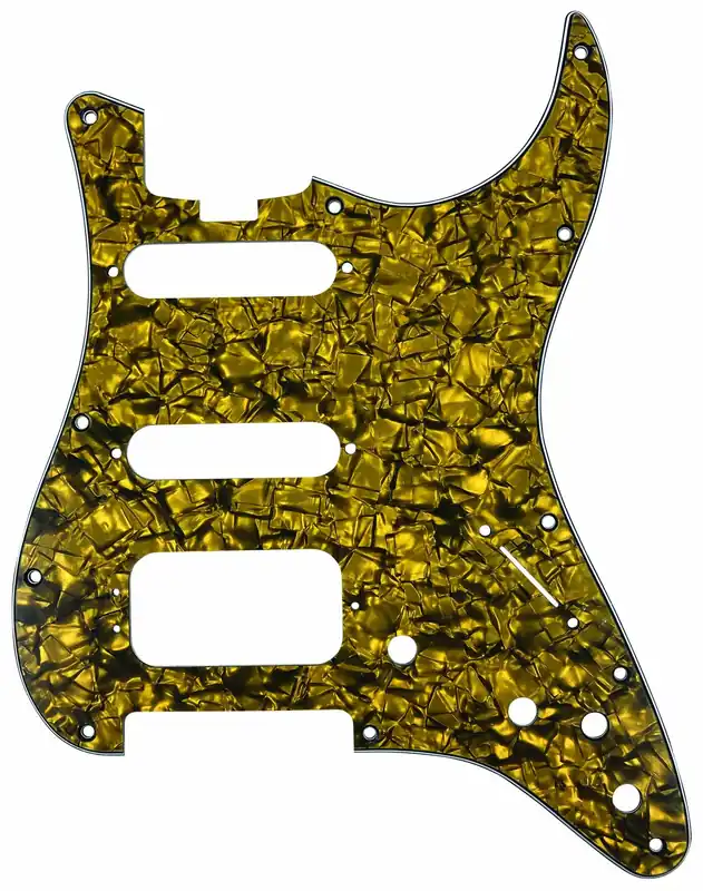 D'Andrea ST-Style HSS Pickguard (DPP ST GOP HSS), Gold Pearl Neue Ware