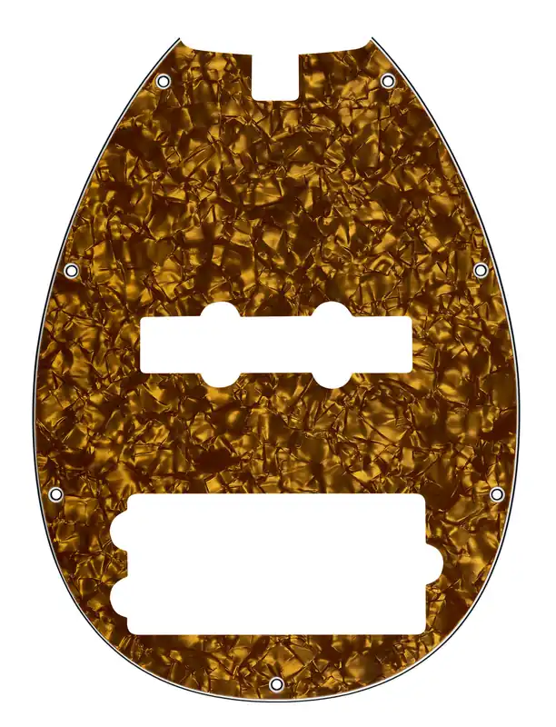 Angebot Sadowsky Parts - 21-Fret Vintage M/J Bass Pickguard - 5-String - Gold Pearl