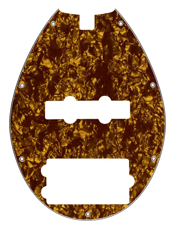 Sadowsky Parts - 21-Fret Vintage M/J Bass Pickguard - 4-String - Gold Pearl Angebot