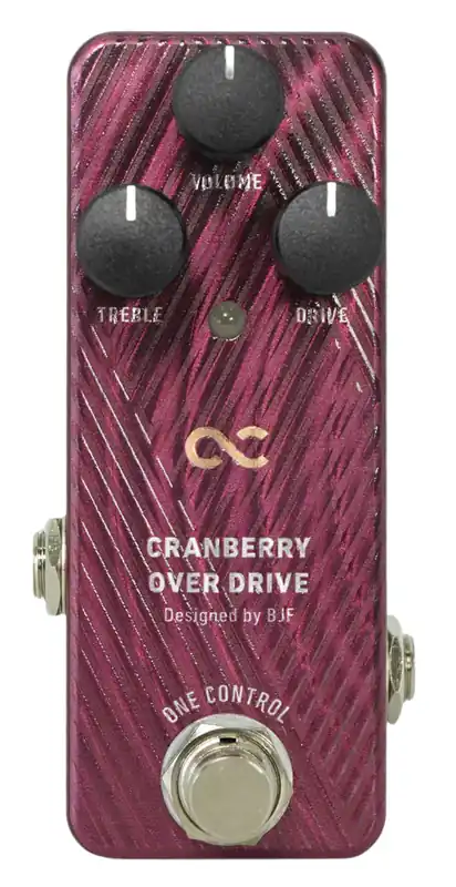 Garantierte Lieferung One Control Cranberry OverDrive - Boost / Low-Gain Overdrive