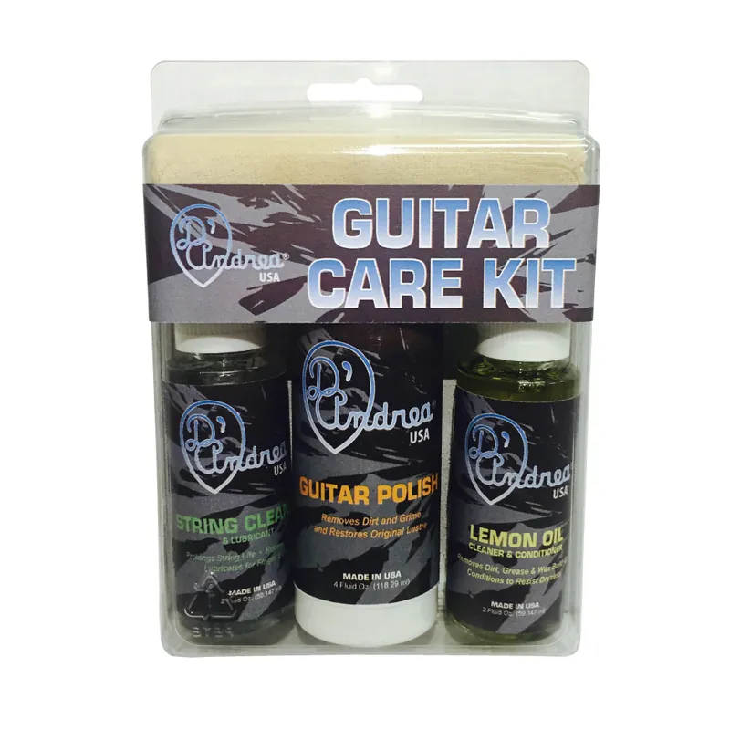 D'Andrea Deluxe Guitar Care Kit (GCKD) Neu Im Sortiment
