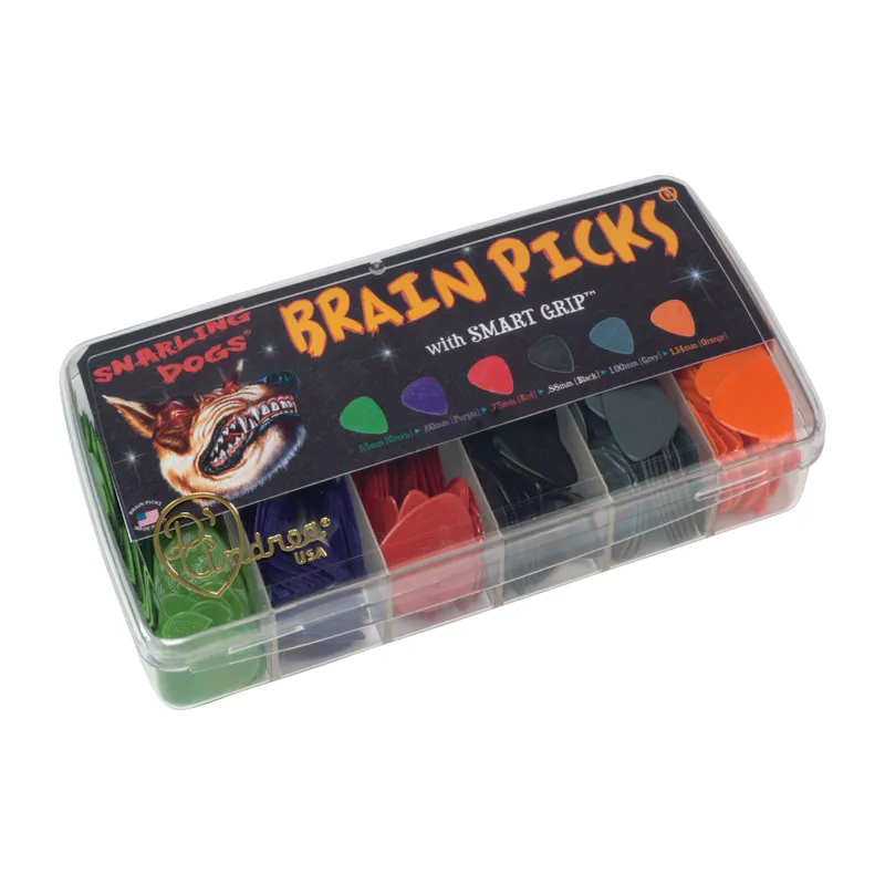 D'Andrea Snarling Dog Brain Picks - 351 Shape (SDB51), 432 pcs Pick Kit Must-Have